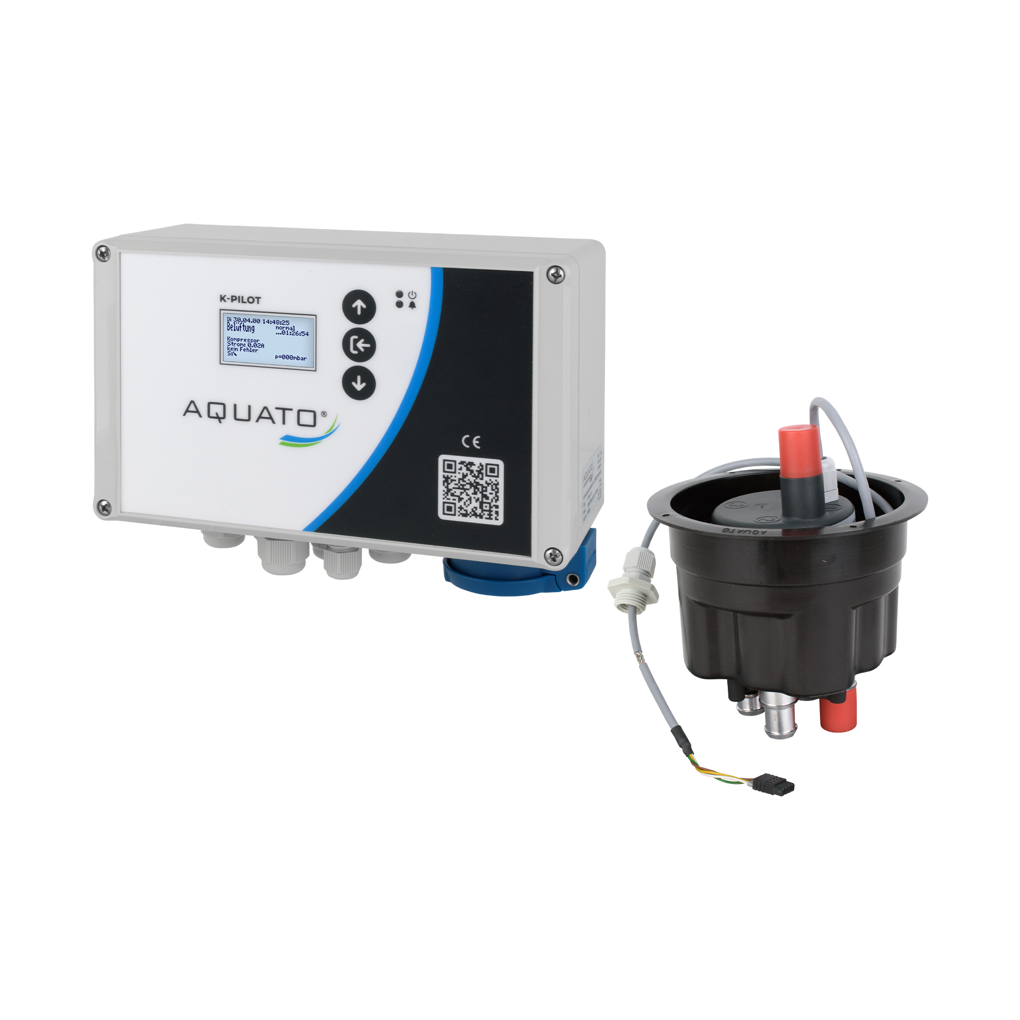 Steuerung K-Pilot 2.4 mit Drehventil in Aufnahme