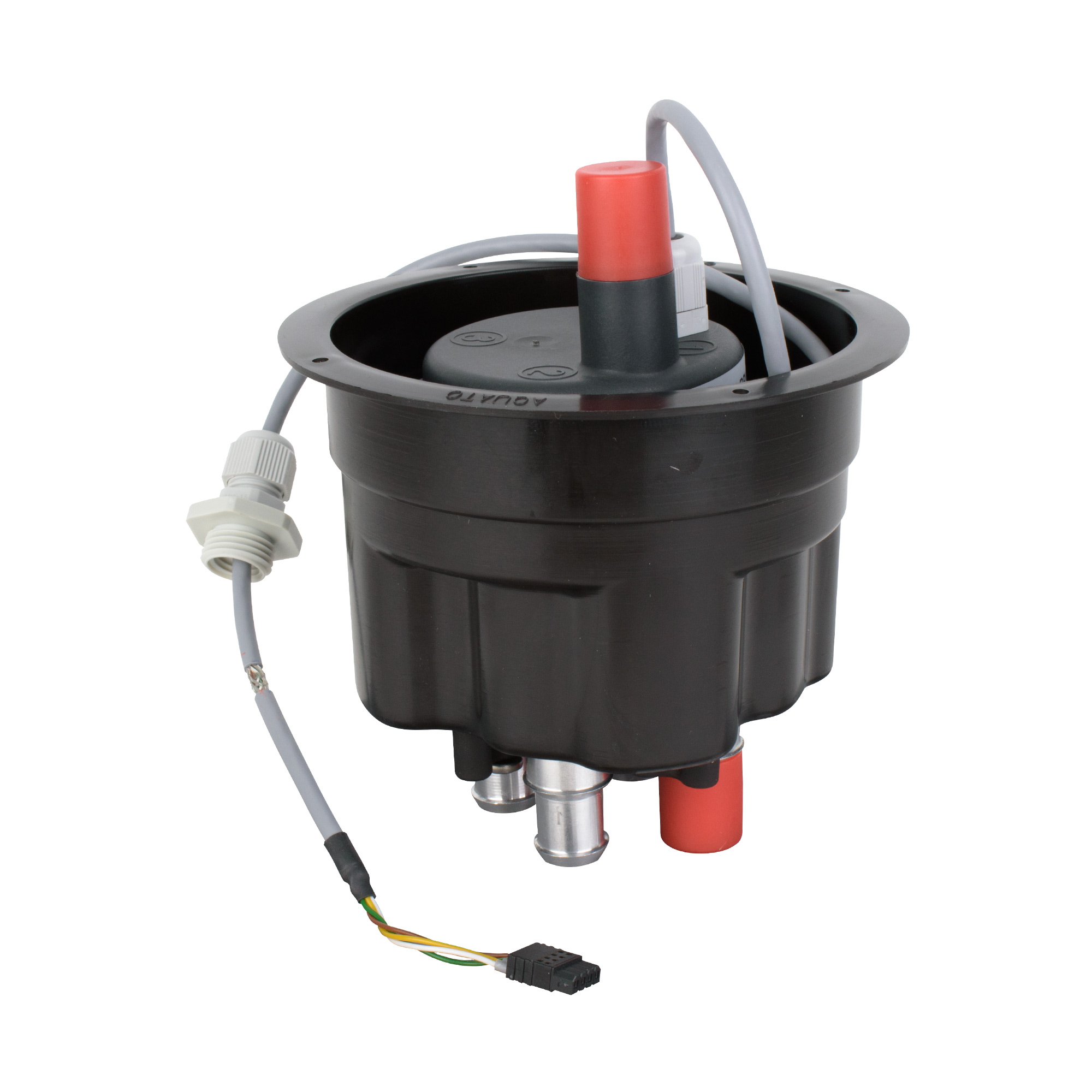 Drehventil DV2 1,5 m in Aufnahme montiert