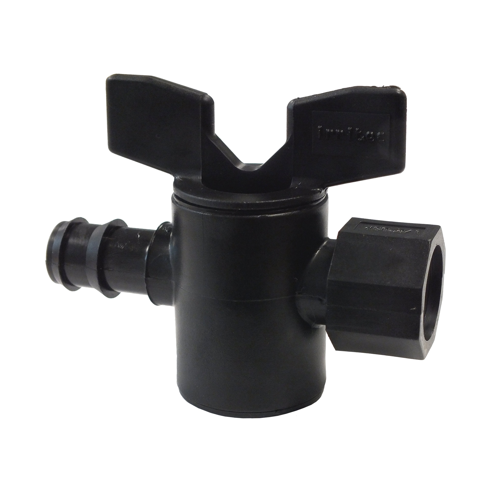 PP Absperrhahn 1/2" IG x 20 mm Tülle; 19 mm Schlauch PP Absperrhahn 1/2" IG x 20 mm Tülle; 19 mm Schlauch