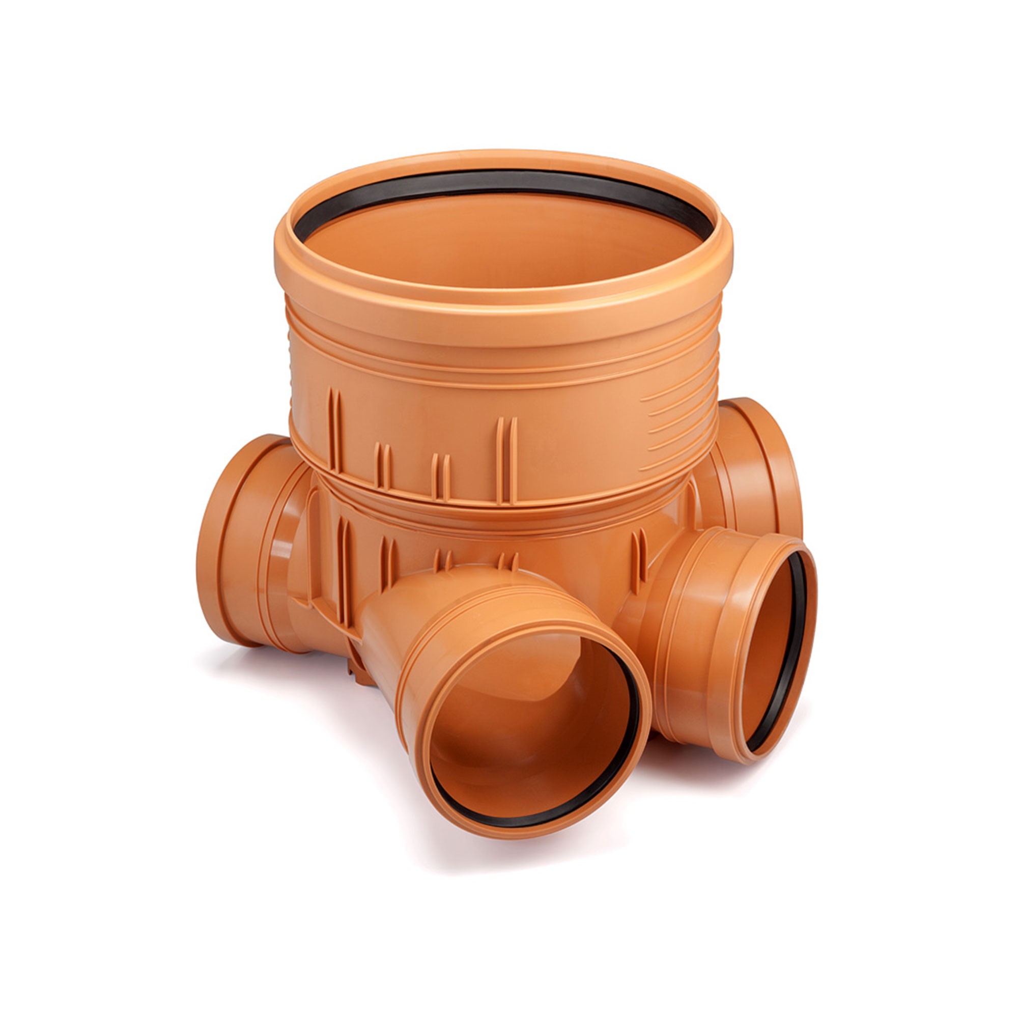 Collection/distribution manhole DN400 4M DN200