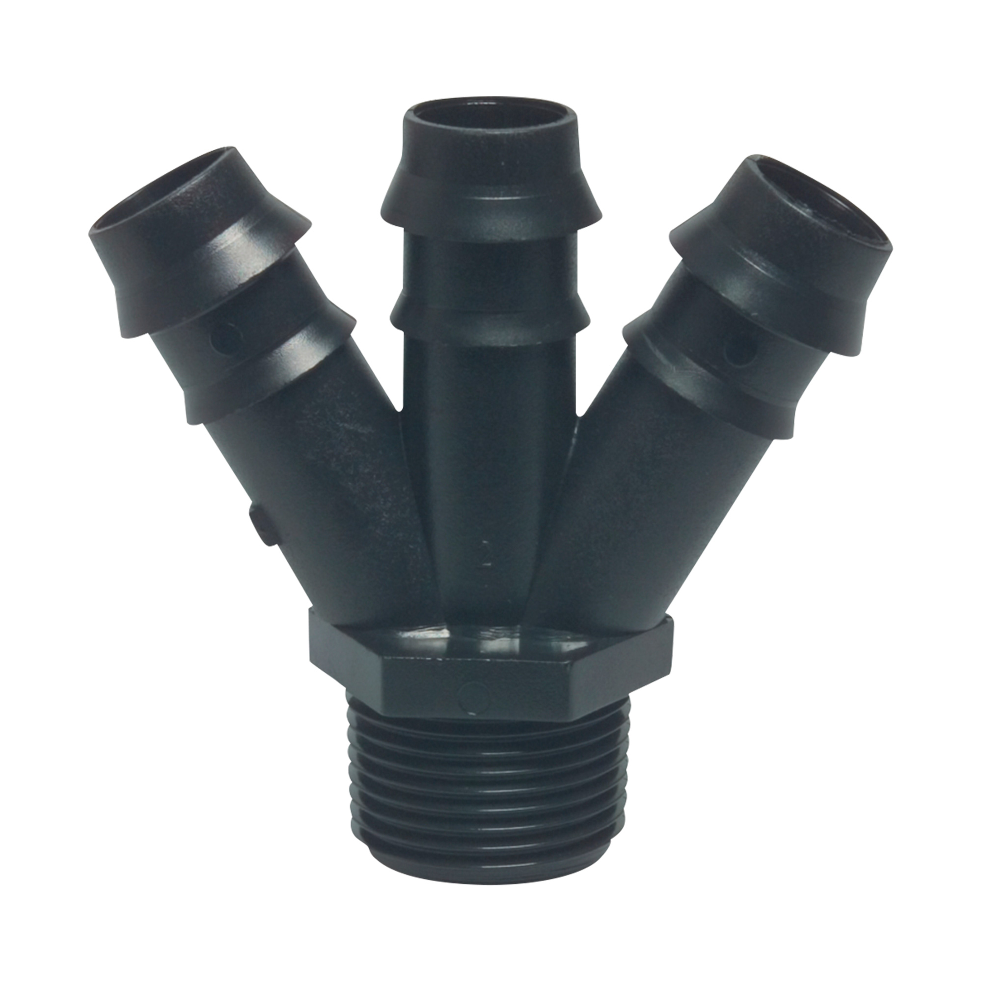 PP Schlauchtülle Y-Stück 3/4" AG x 3x 16 mm