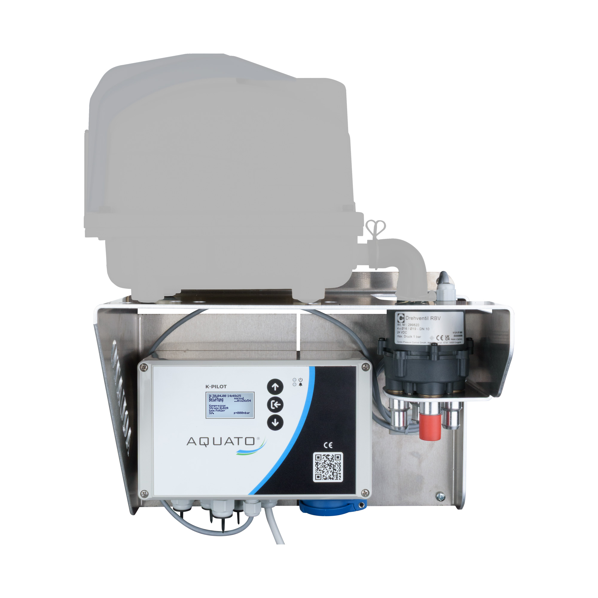 Steuerung K-Pilot 2.4 mit Drehventil inkl. Wandkonsole