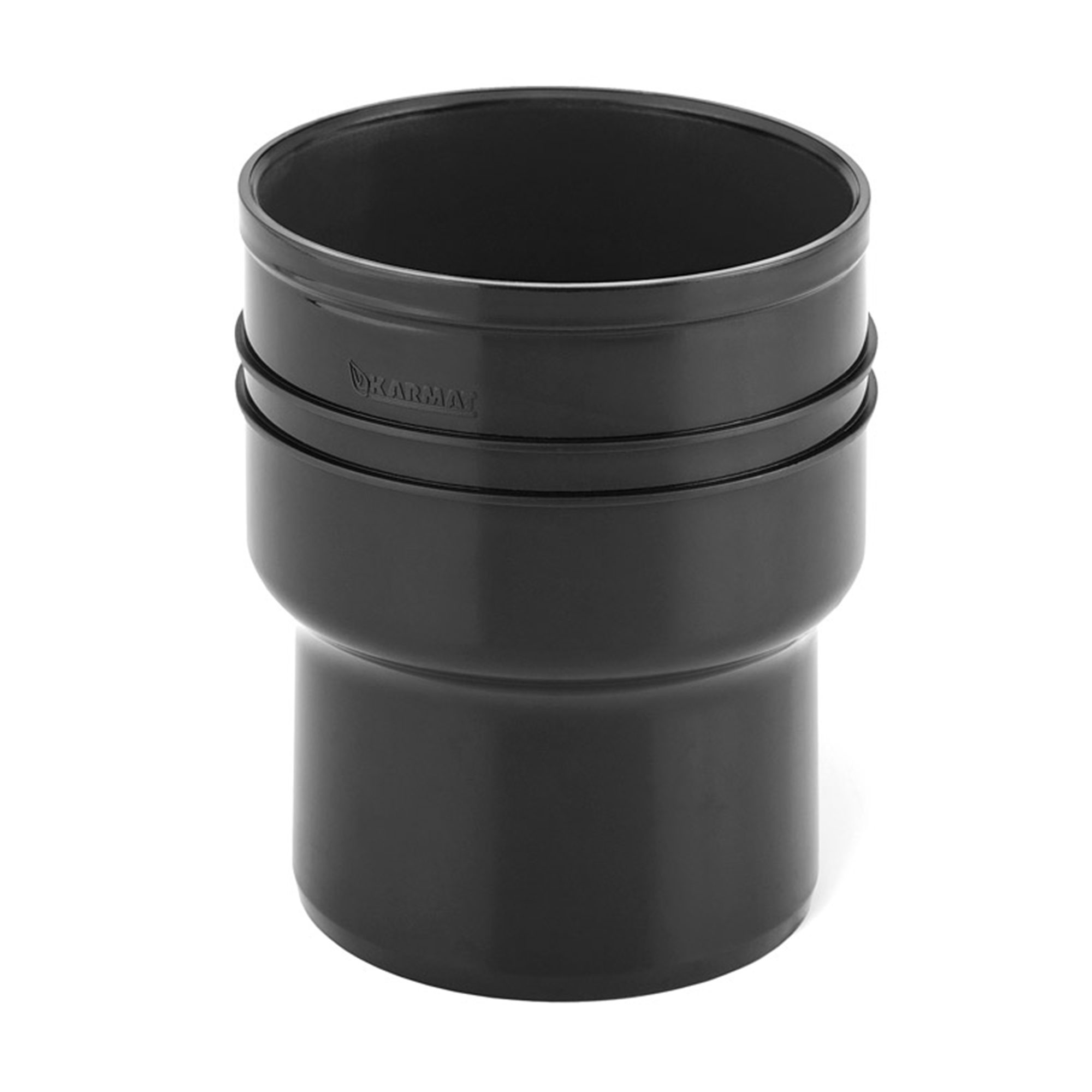 Übergangsstück D110/124 schwarz