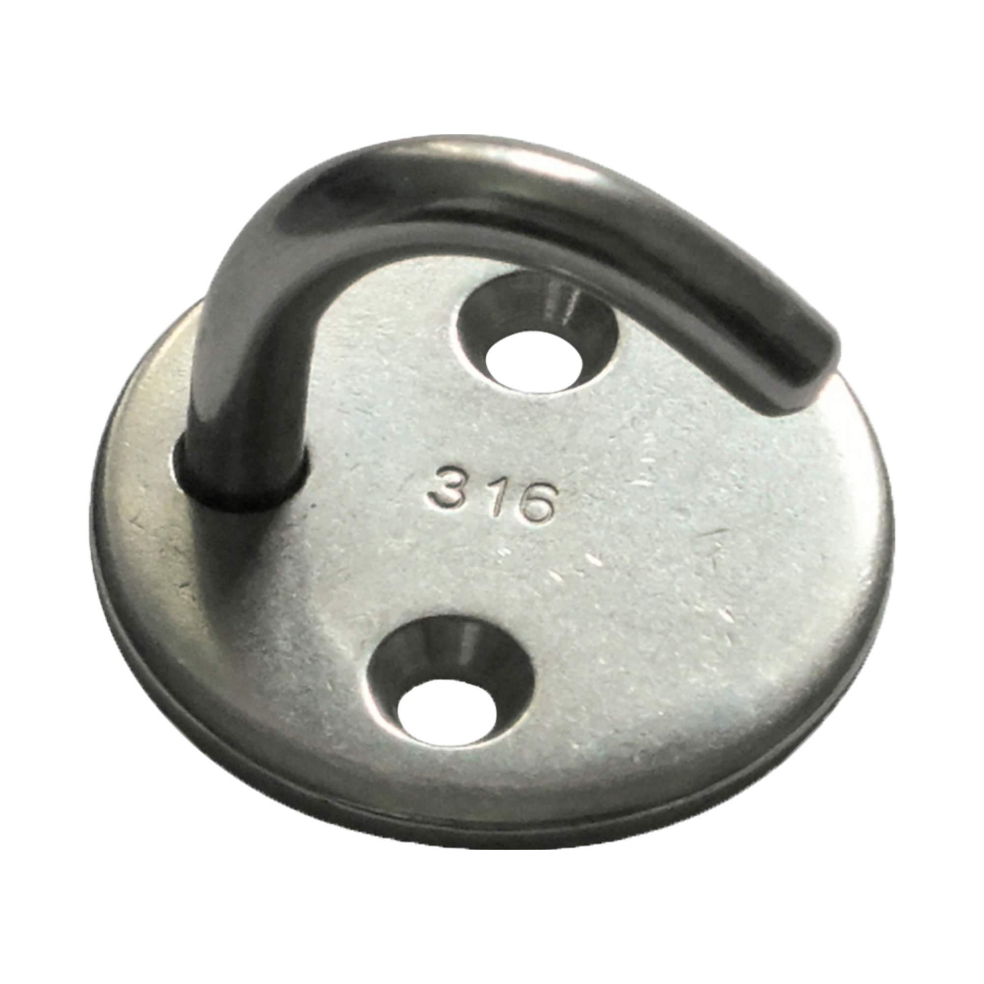 Augplatte mit Haken 5 mm für M4
