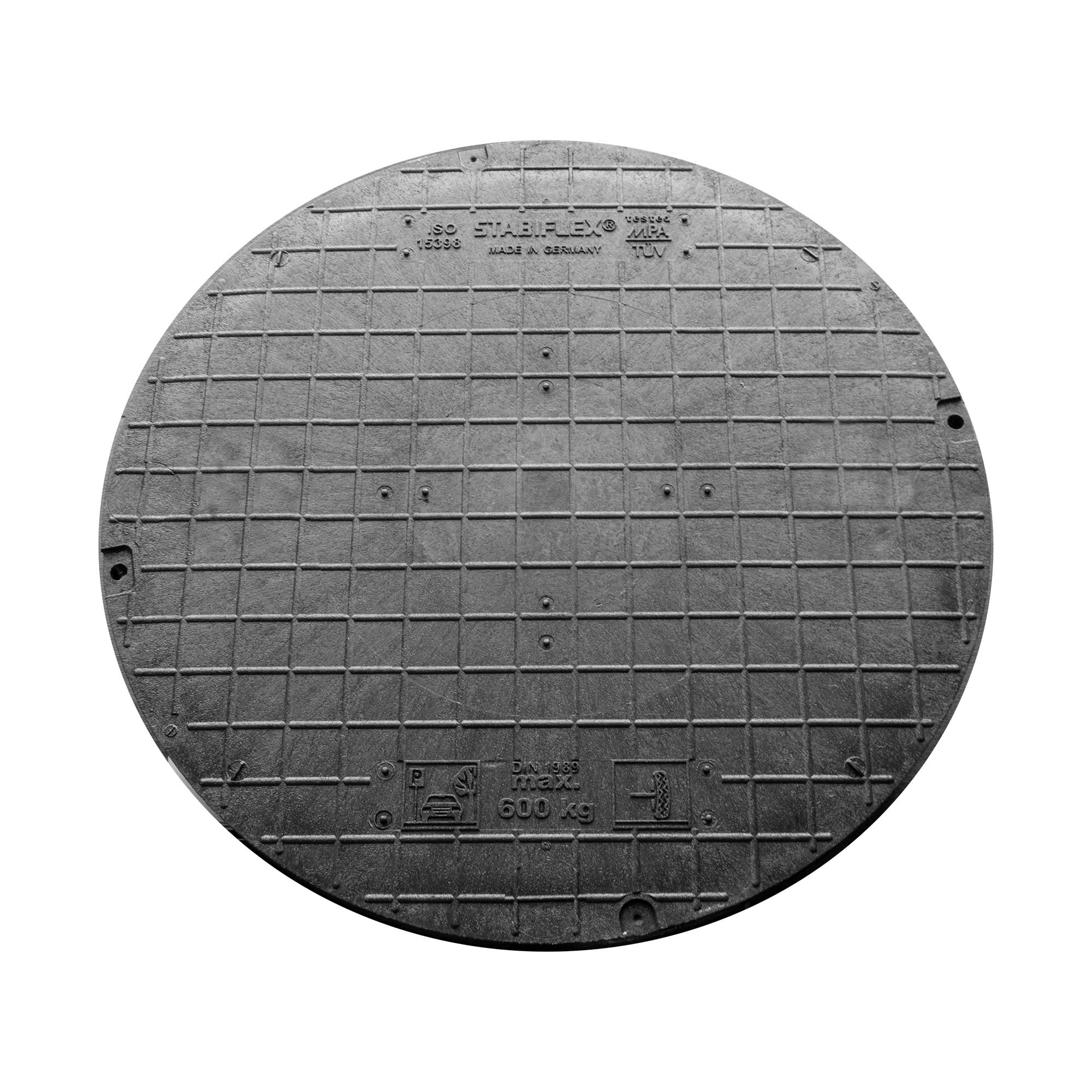 Schachtabdeckung ohne Flanschrahmen 35 kN ohne Griffmulden