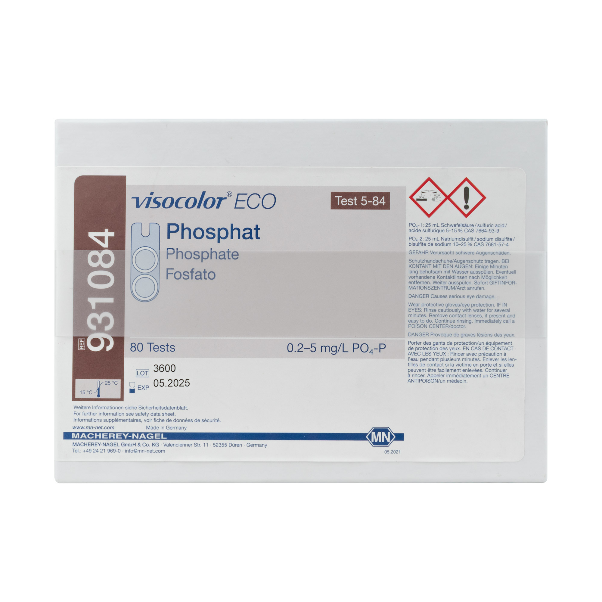 Kolorimetrischer Test ECO Phosphat