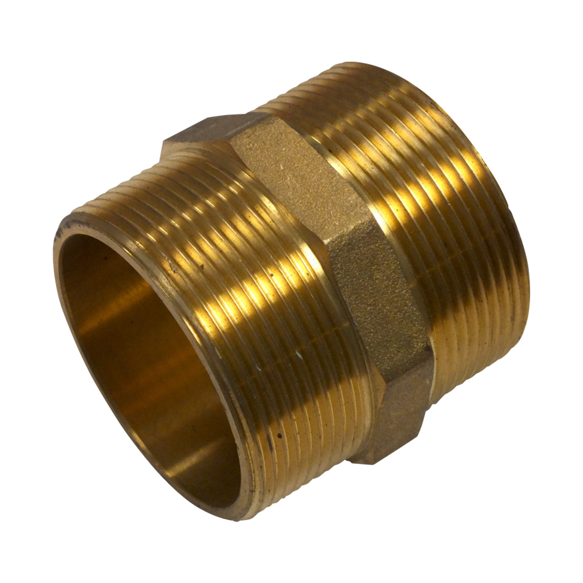 Messing Doppelnippel 2" AG