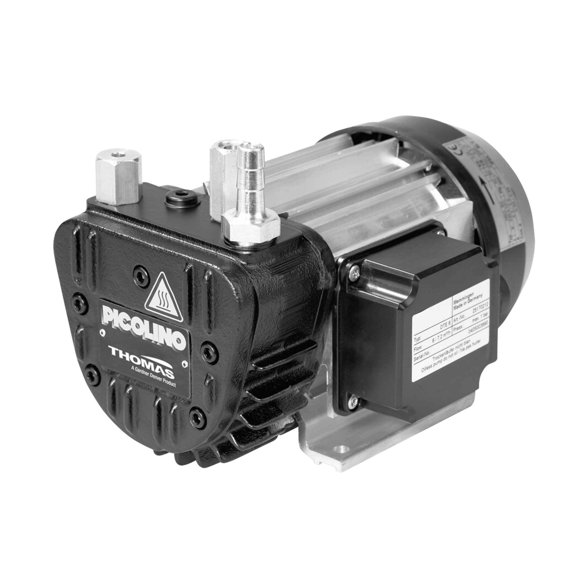 Rotary vane compressor DTE 6