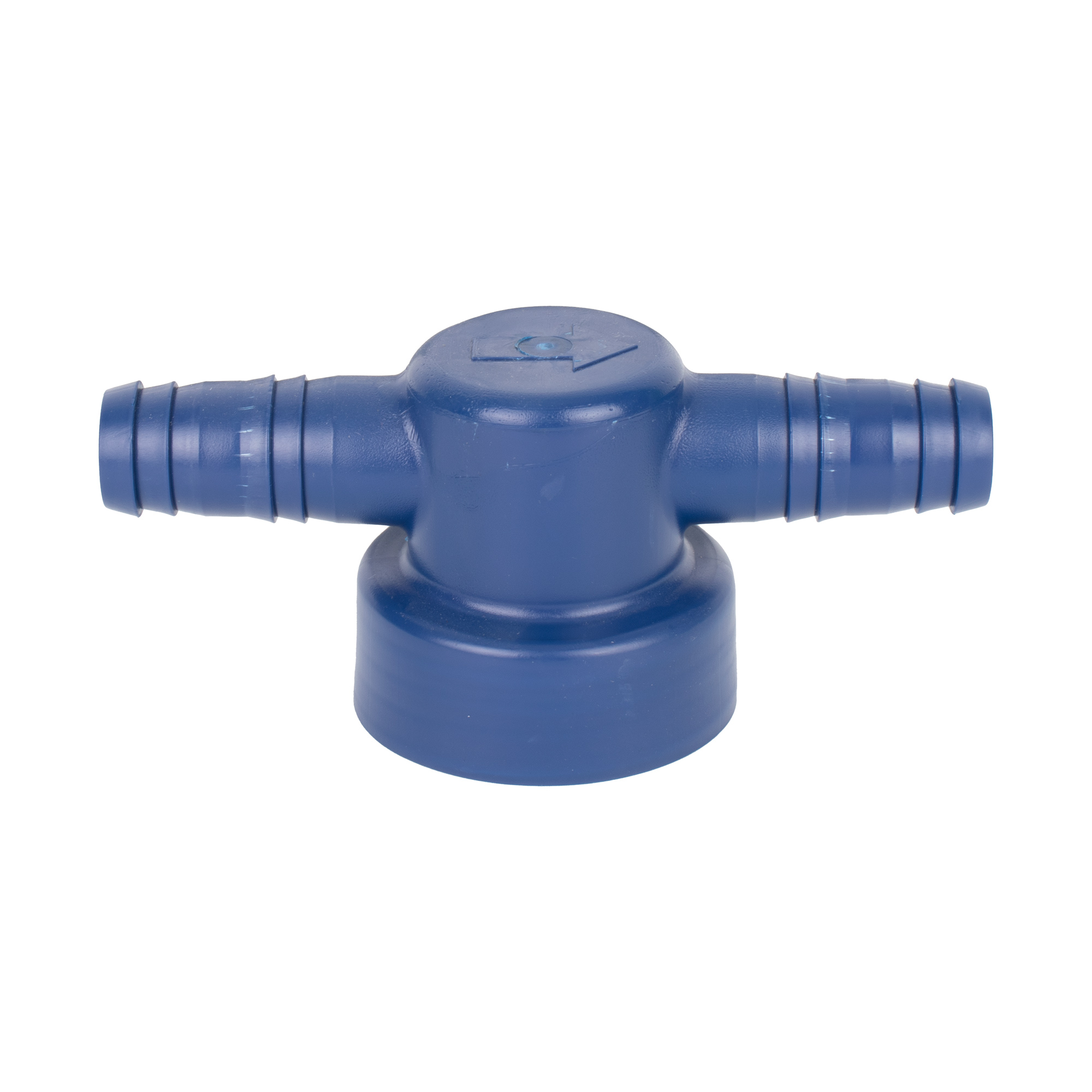 Probenahmedeckel blau PE, Anschluss Ø 25 mm