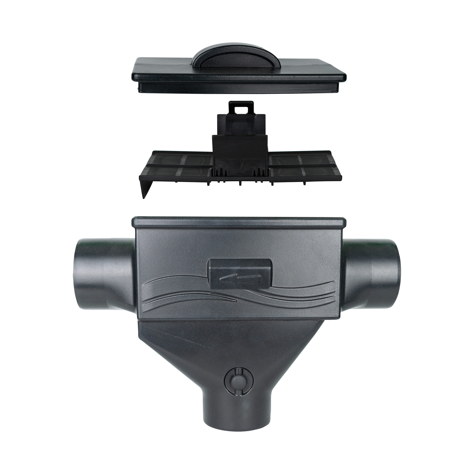 Compact filter with plastic screen