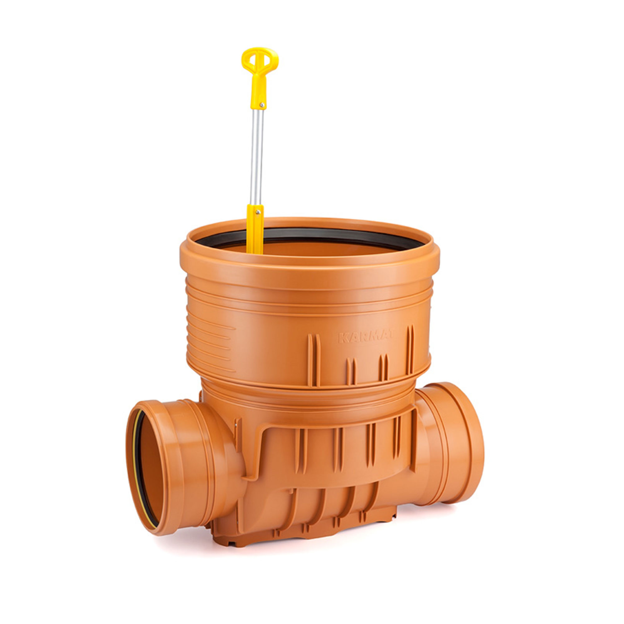 Schachtboden DN400 inkl. Rückstausicherung DN200